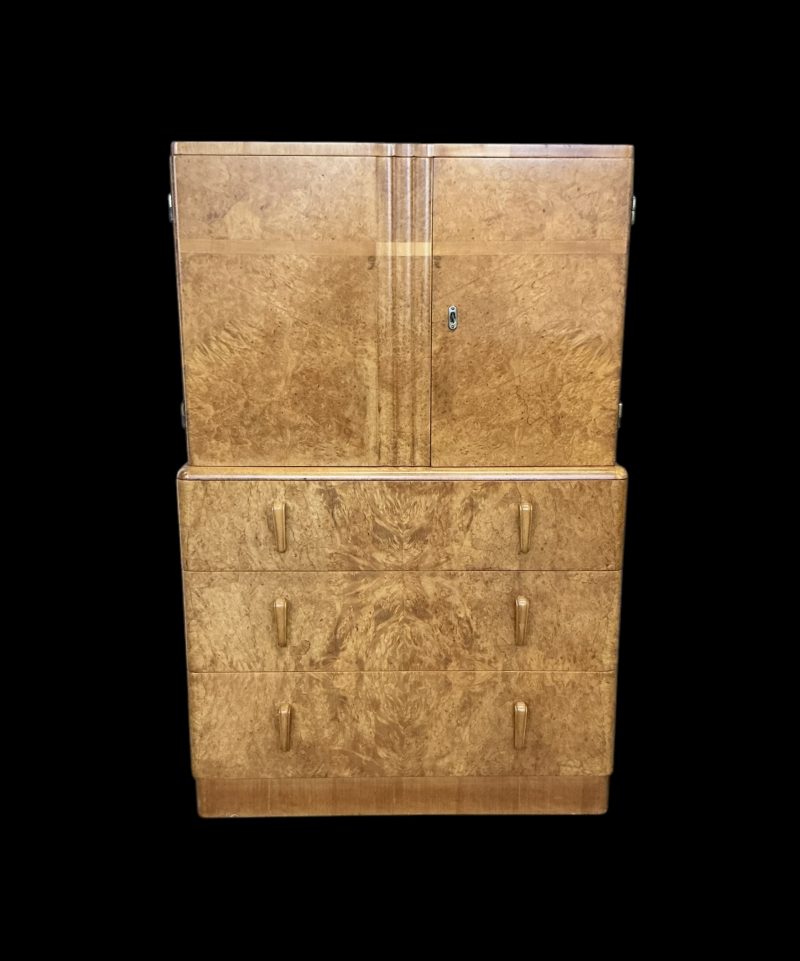 Art Deco Linen Cupboard - Image 10