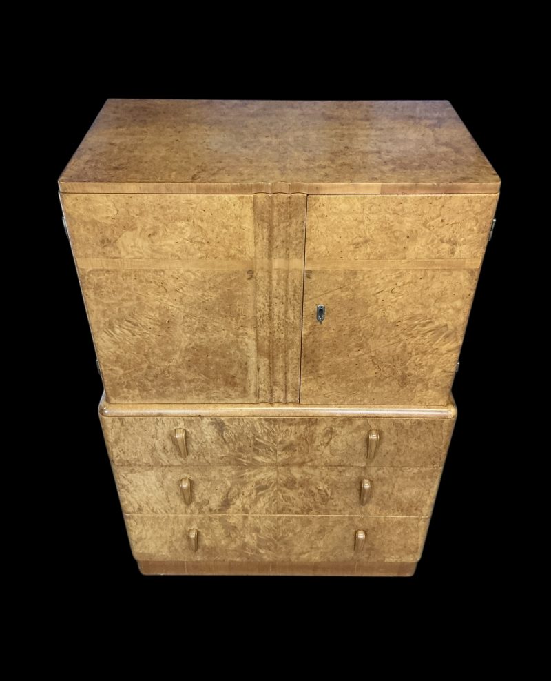 Art Deco Linen Cupboard - Image 11