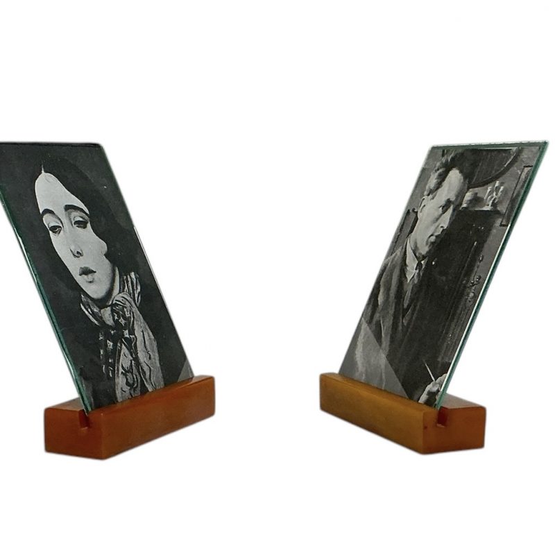 SOLD – Pair Of Art Deco Photo Frames