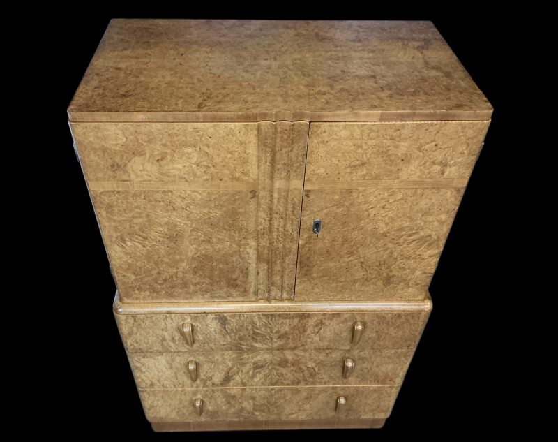 Art Deco Linen Cupboard - Image 12