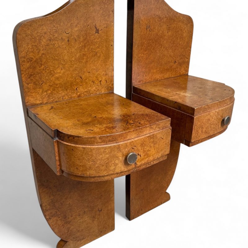 Pair Of Art Deco Bedside Tables