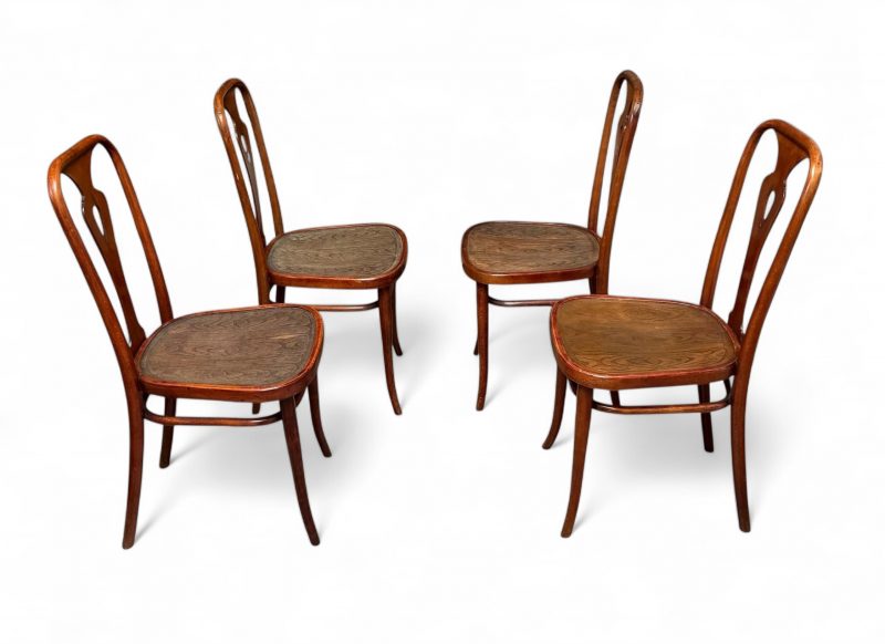 Set Of Four Thonet Chairs