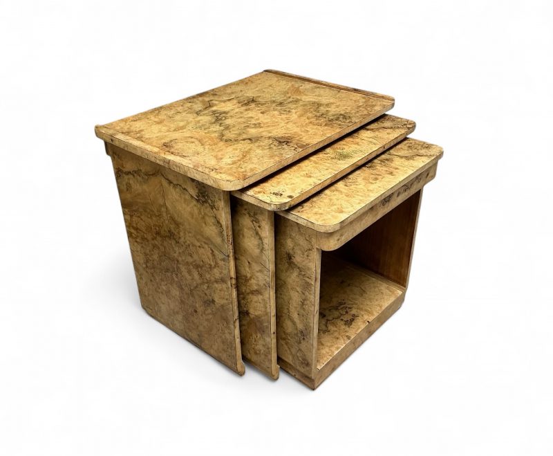 Art Deco Nest Of Three Tables By Harry And Lou Epstein