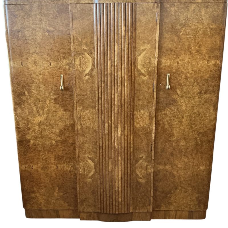 Art Deco Triple Wardrobe By Harry And Lou Epstein