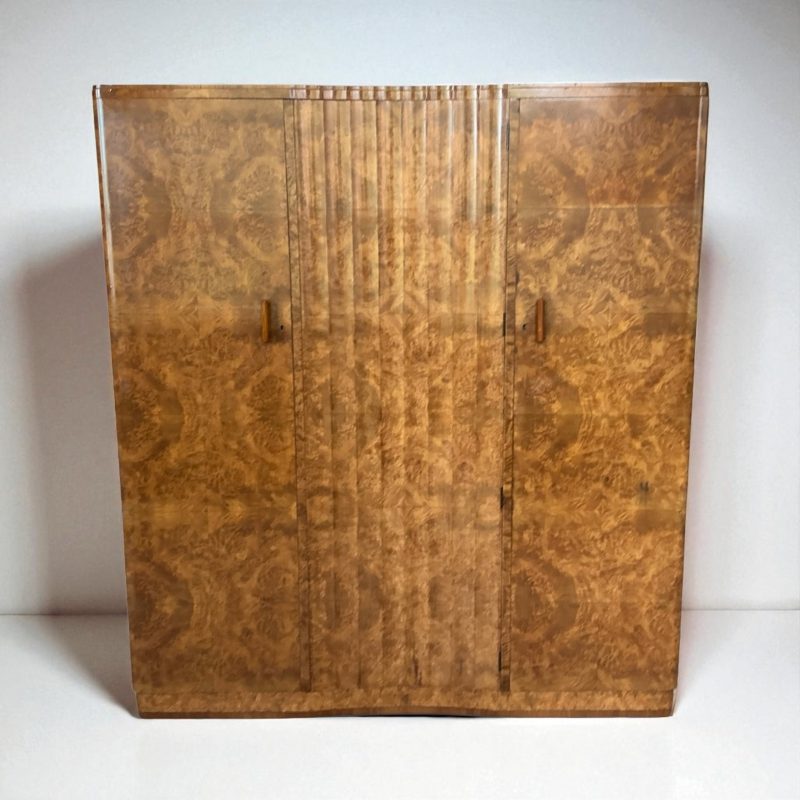 Art Deco Triple Wardrobe By Harry And Lou Epstein