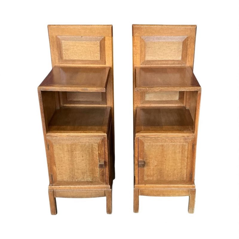 Pair Of Art Deco Bedside Tables By Brynmawr Furniture