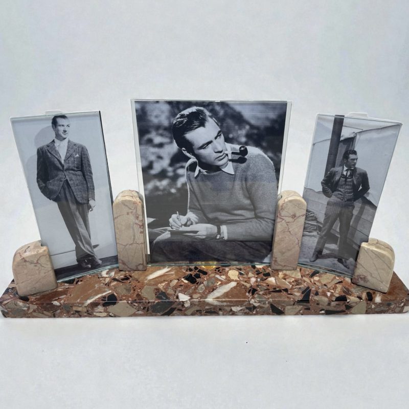 Art Deco Triptych Photo Frame