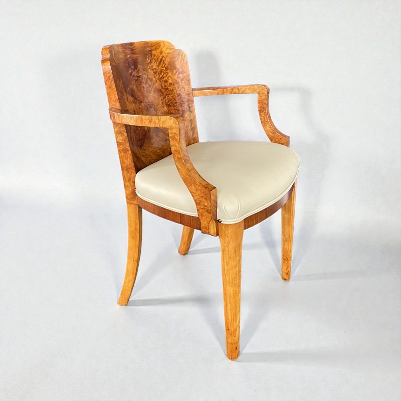 Fine Art Deco Side / Bedroom Chair By Harry And Lou Epstein