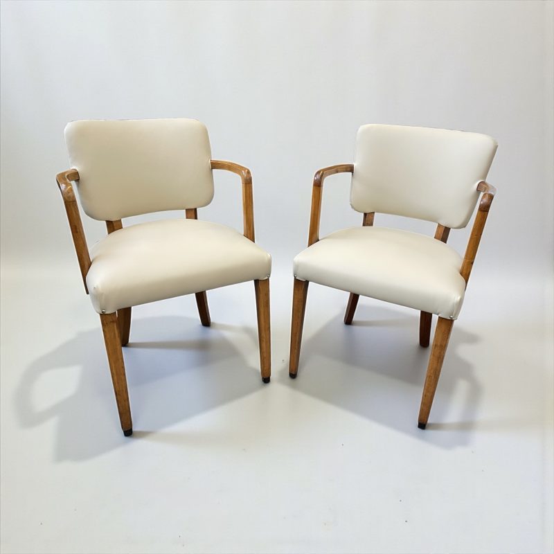 Pair Of Art Deco Side Chairs