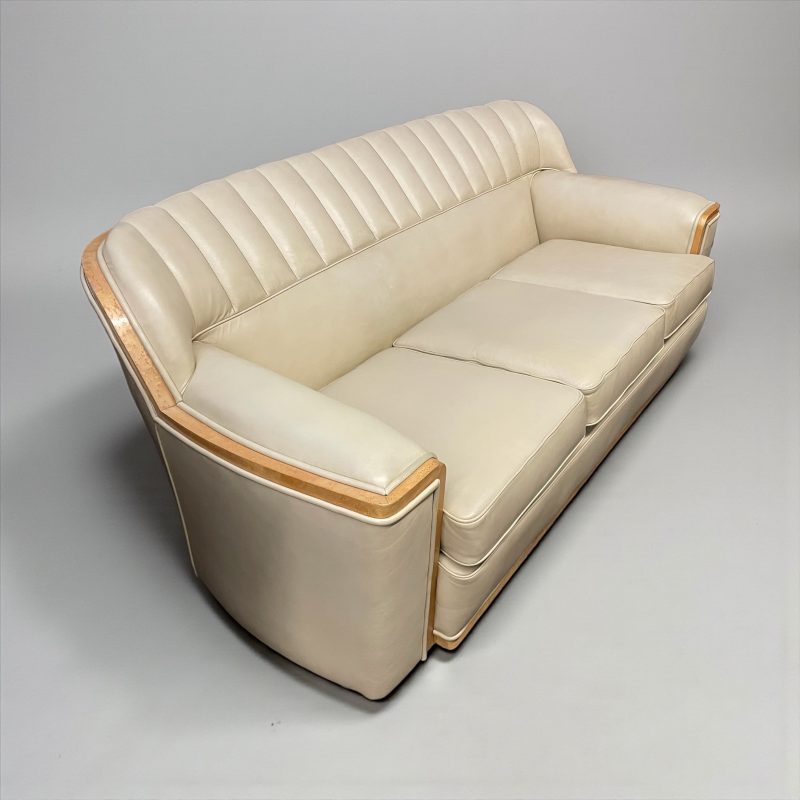 Art Deco Bankers Sofa By Harry And Lou Epstein