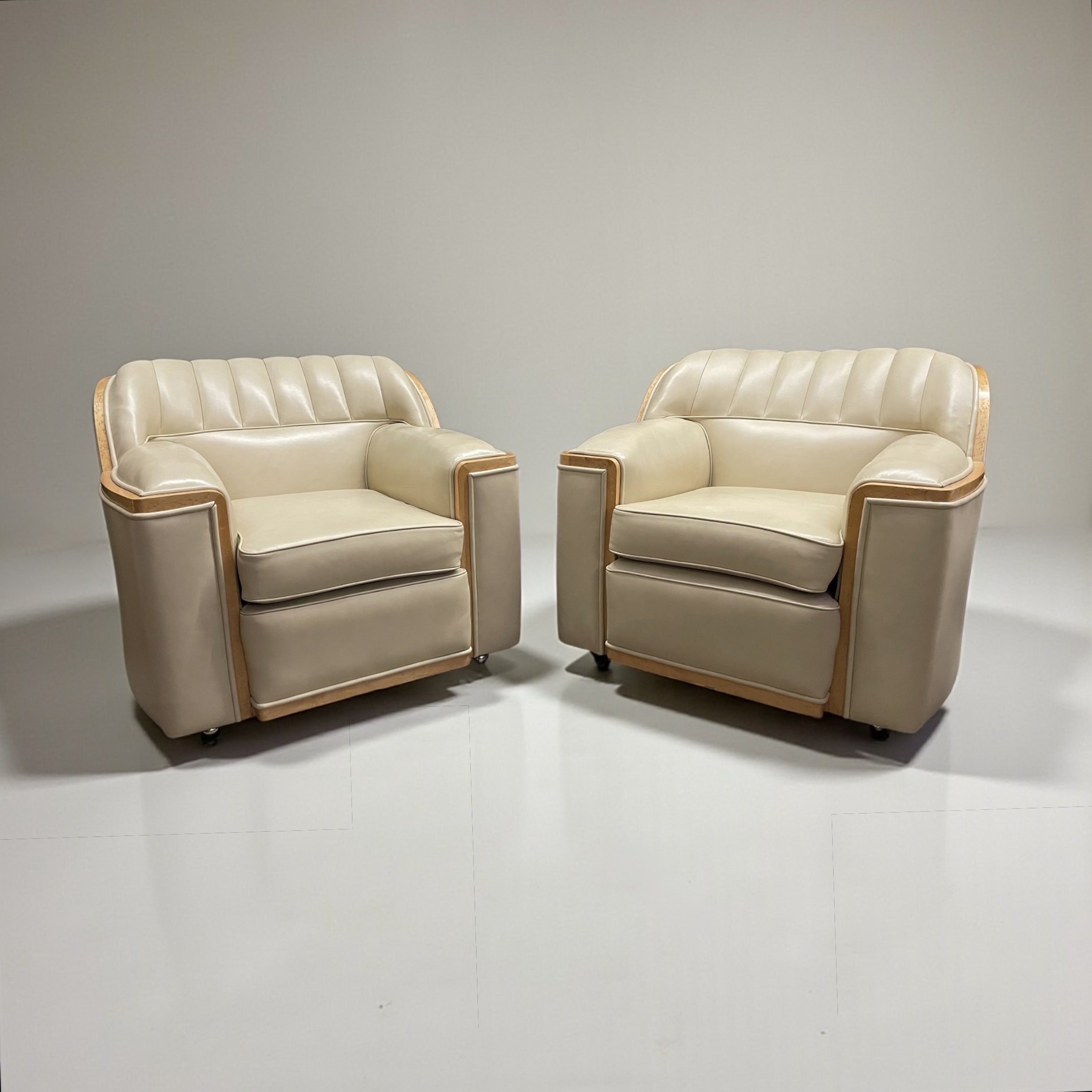 Art Deco Pair Of Armchairs By Hary And Lou Epstein