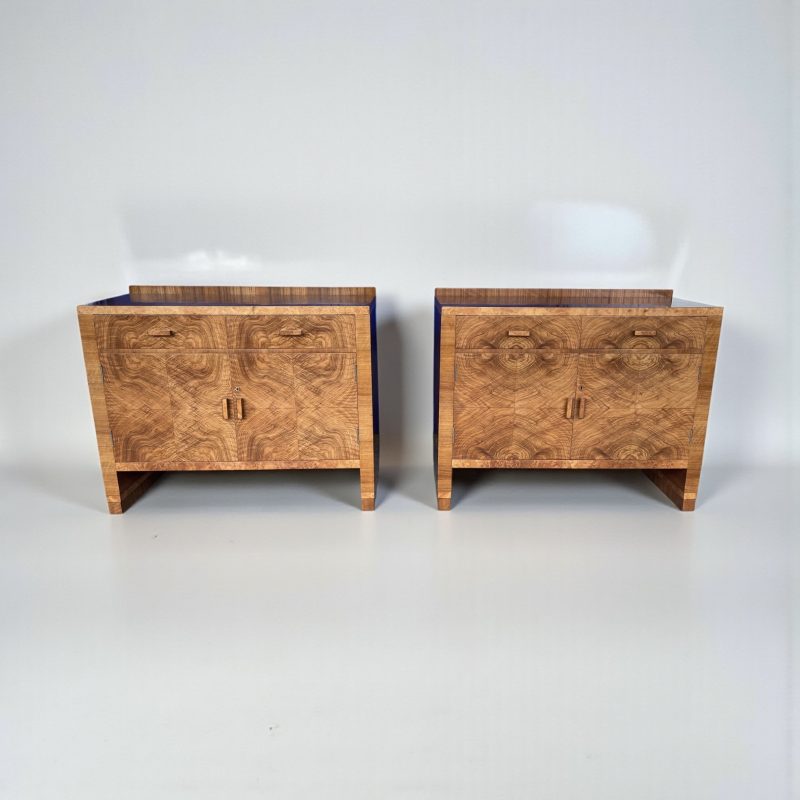 SOLD – Pair Of Fine Art Deco Cabinets