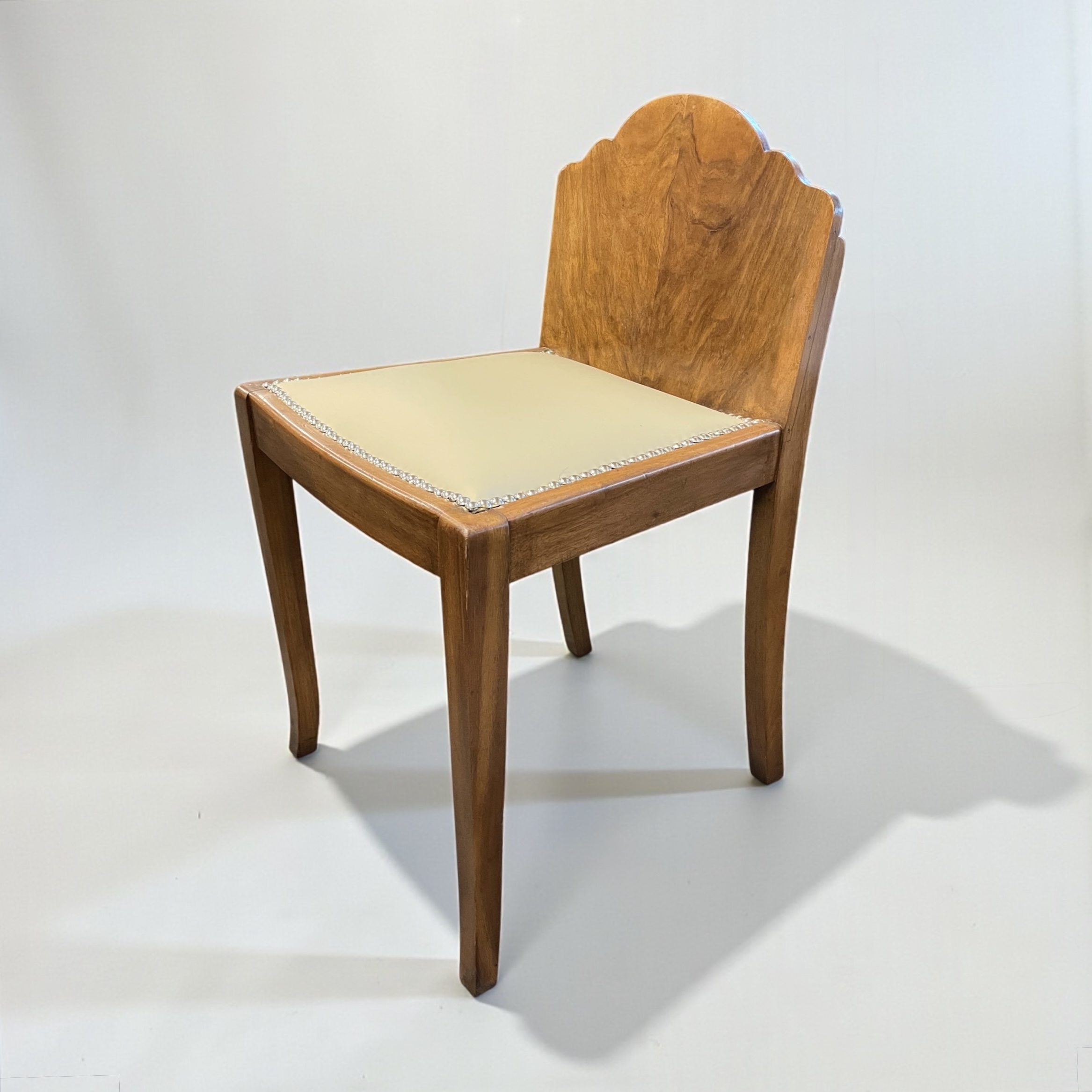 Art Deco Dressing Table Chair / Bedroom Chair