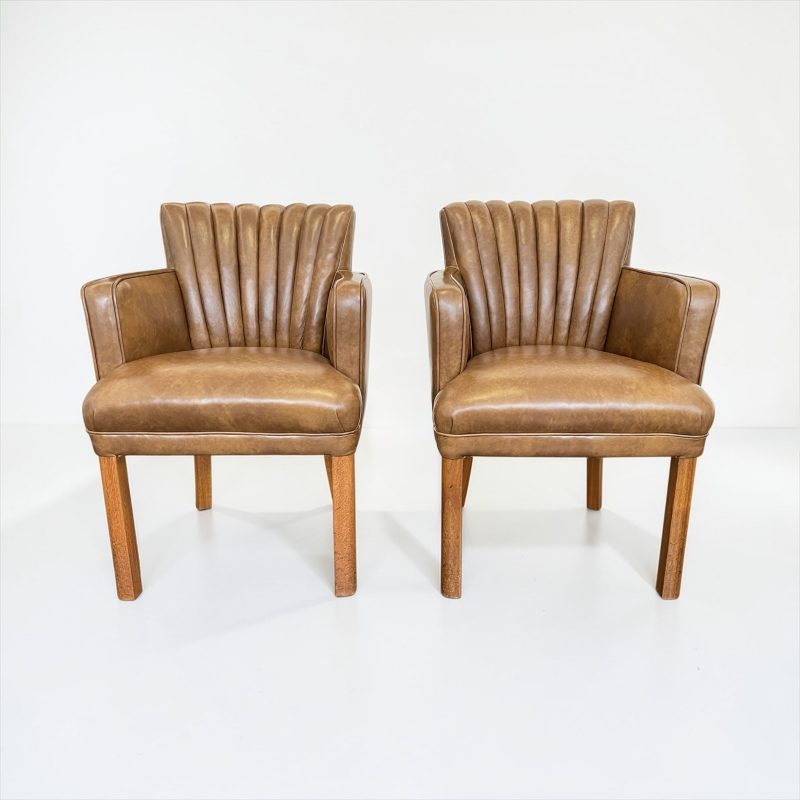 A Fine Pair Of Art Deco Armchairs