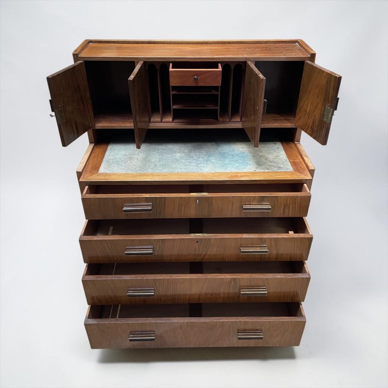 A Compact Desk In Walnut