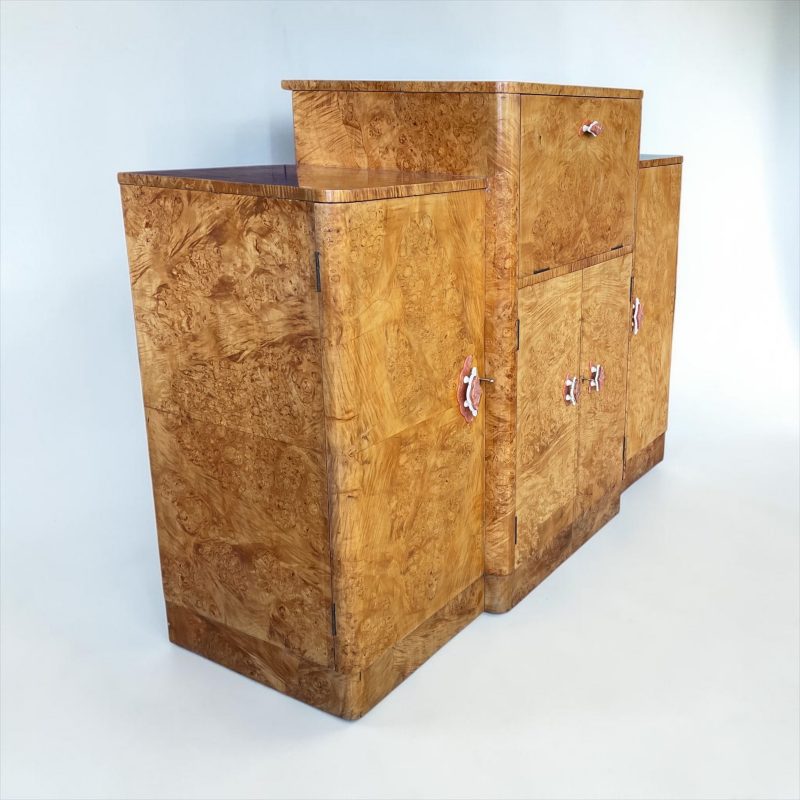 Fine Art Deco Cocktail Cabinet