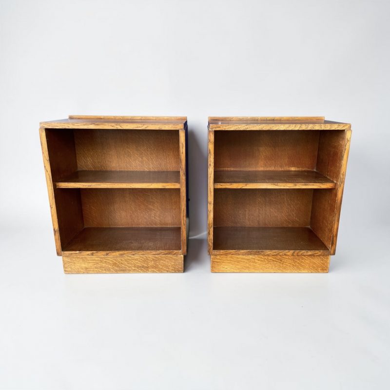 A Pair of Oak Bookcases
