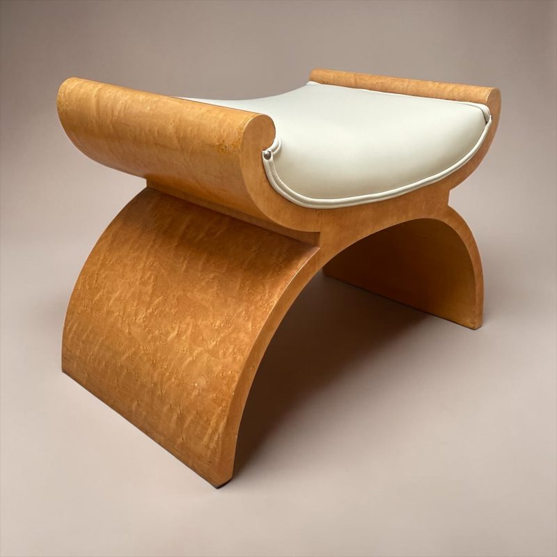 SOLD – Art Deco Stool By Harry And Lou Epstein