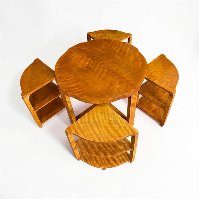 Art Deco Nest Of Five Tables