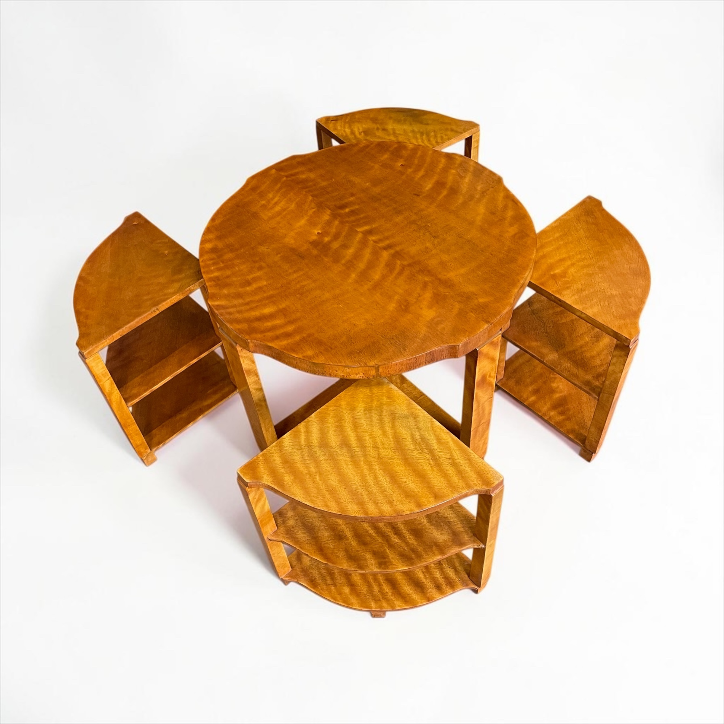 Art Deco Nest Of Five Tables