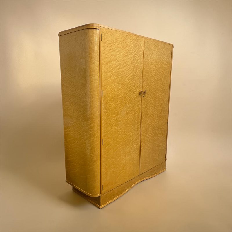 Art Deco Triple Wardrobe