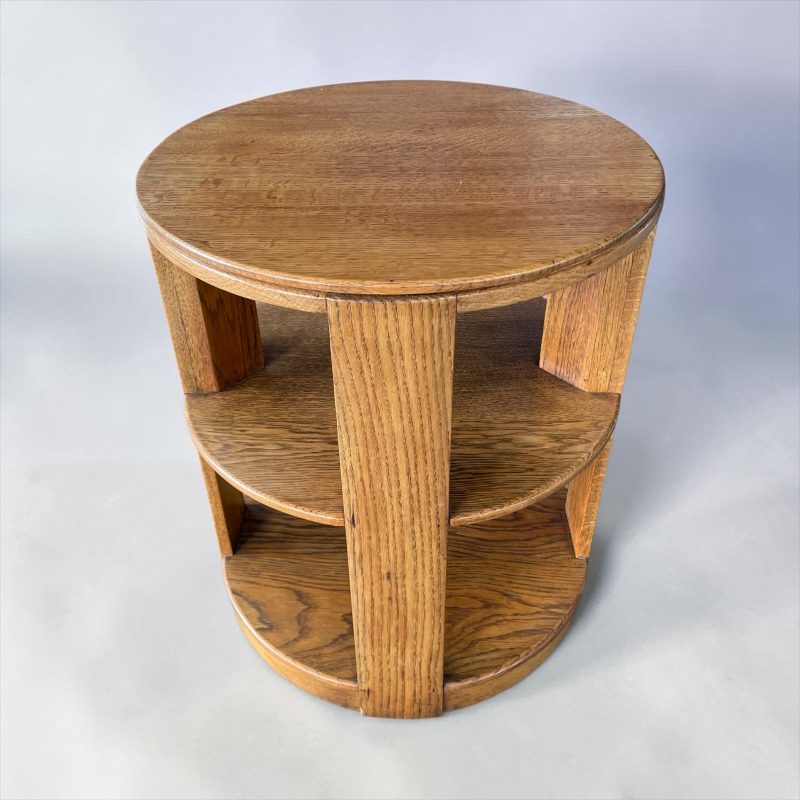 Art Deco Revolving Library Bookcase