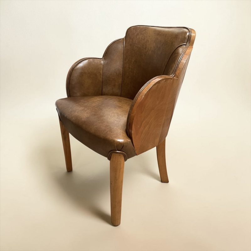 Art Deco Cloud Occasional Chair By Harry And Lou Epstein