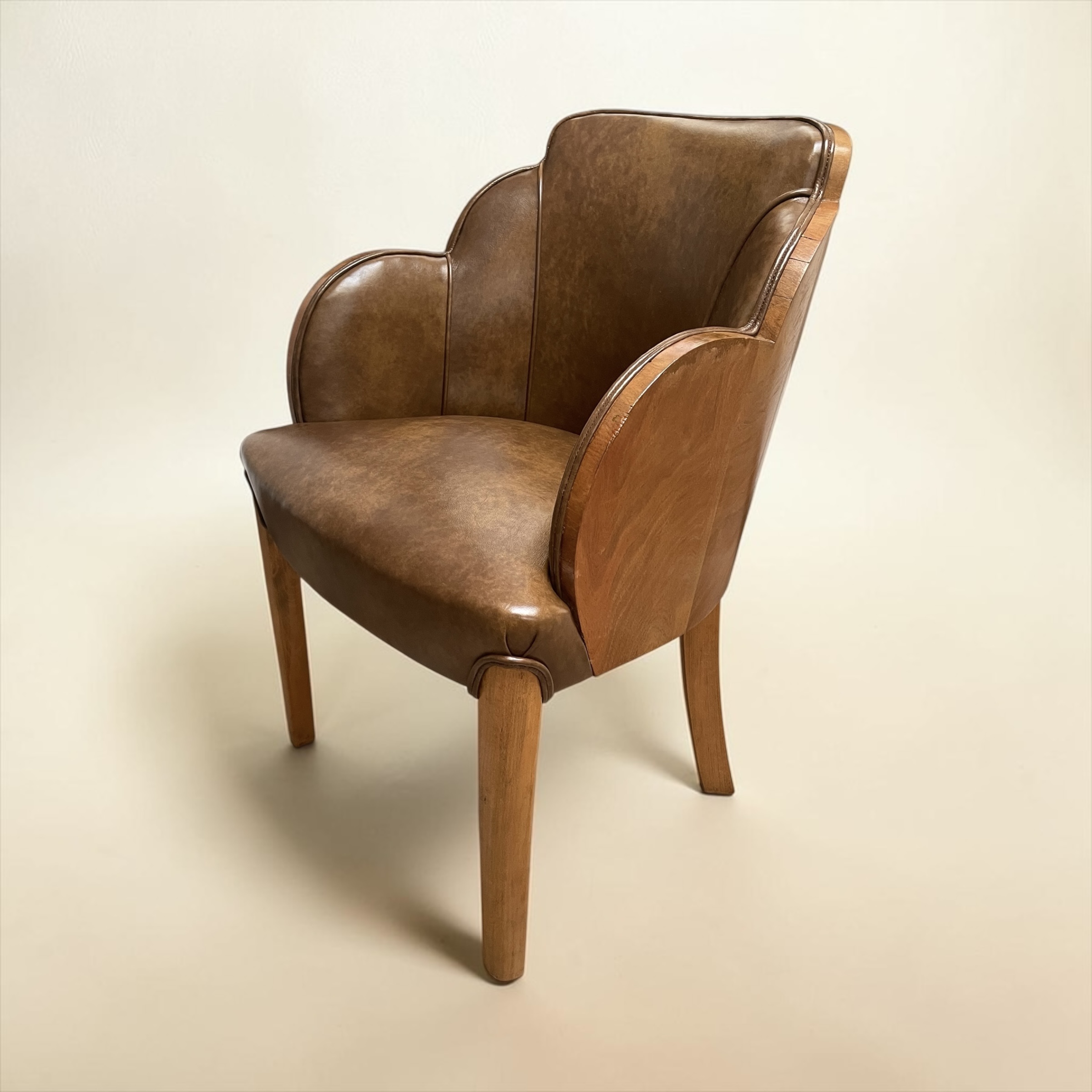 Art Deco Cloud Occasional Chair By Harry And Lou Epstein
