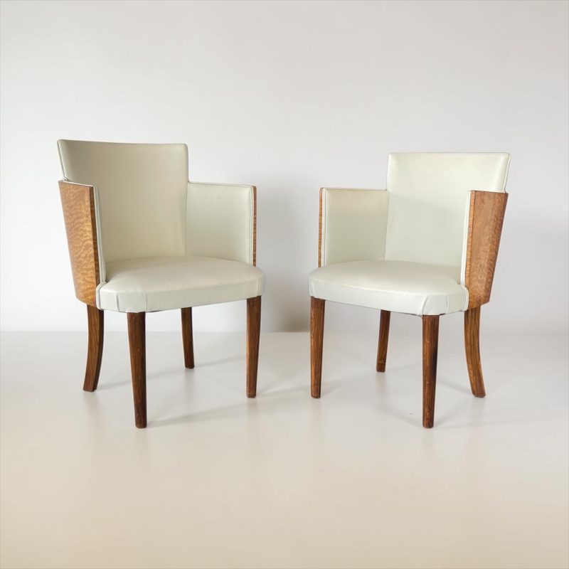 Art Deco Pair of Occasional Chairs by Hille