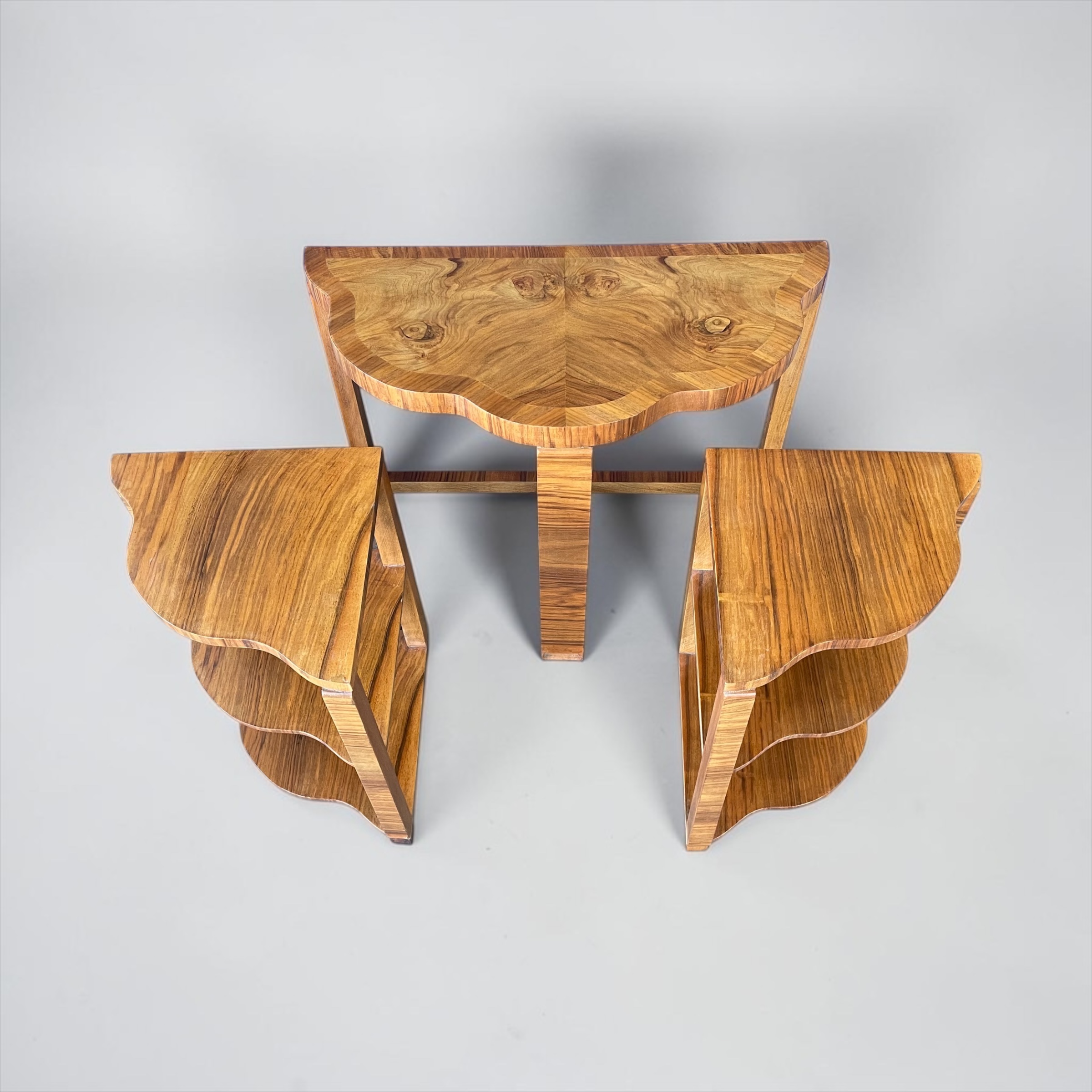 Art Deco Nest of Three Tables