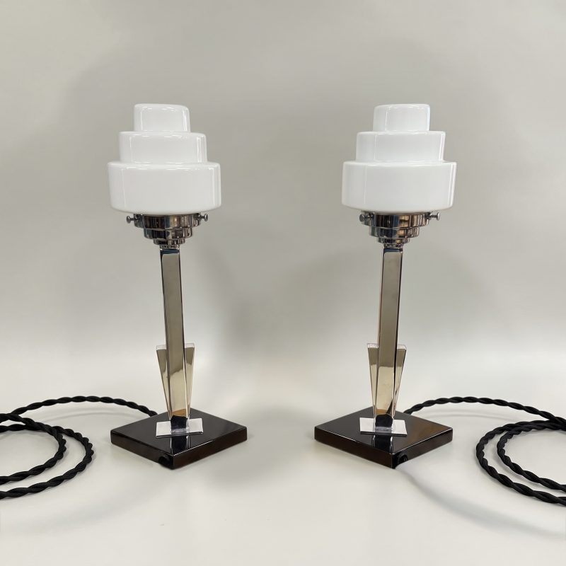 A Pair of Art Deco Style Lamps