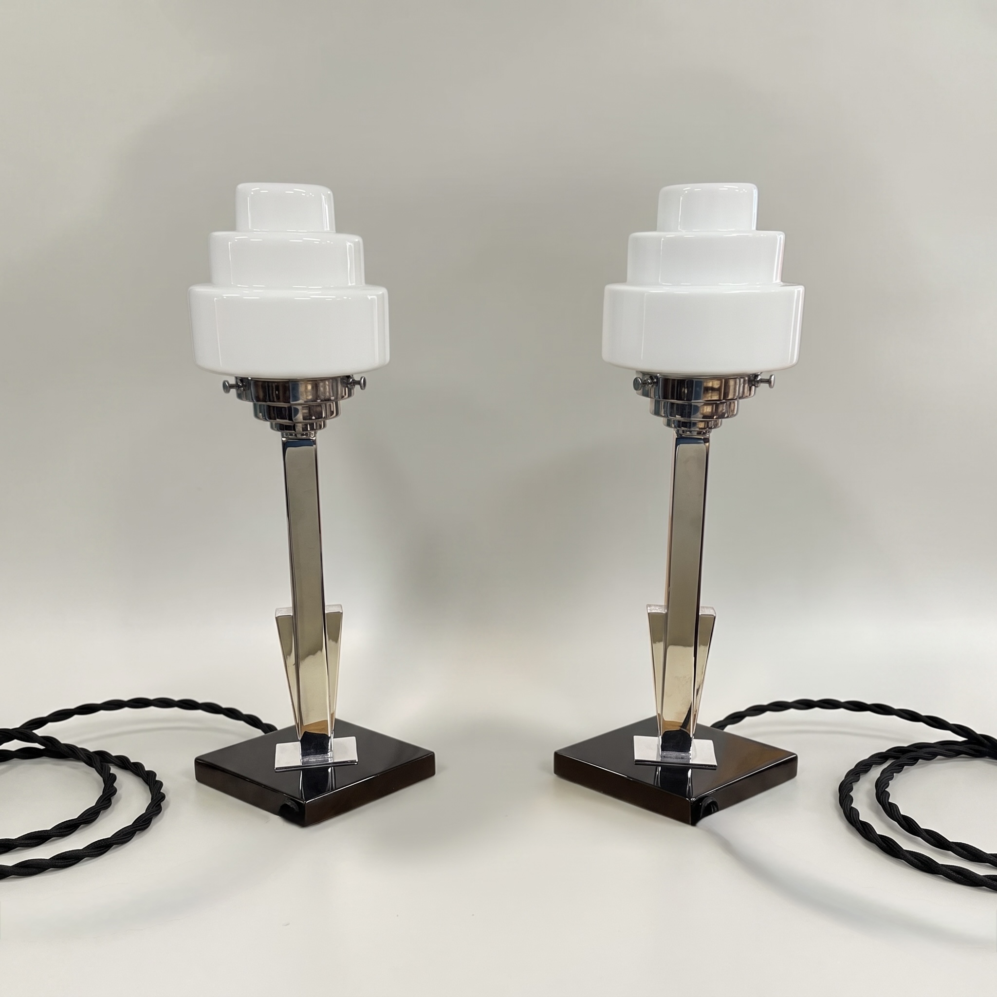 A Pair of Art Deco Style Lamps