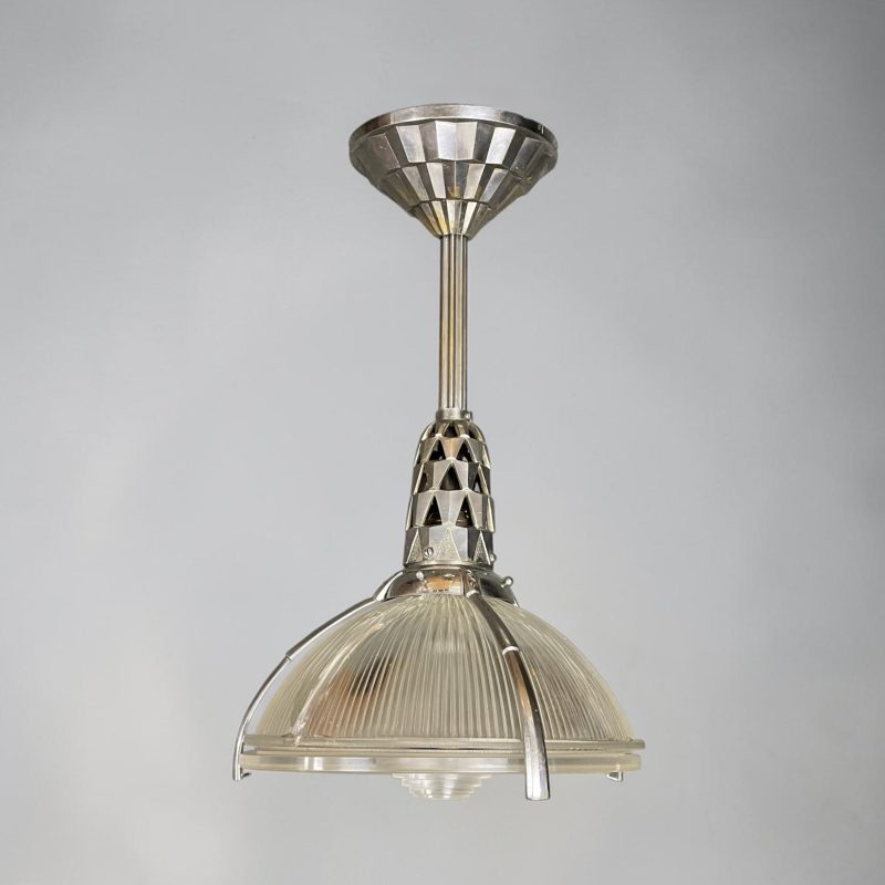 An Art Deco Émile-Jacques Ruhlmann pendant light