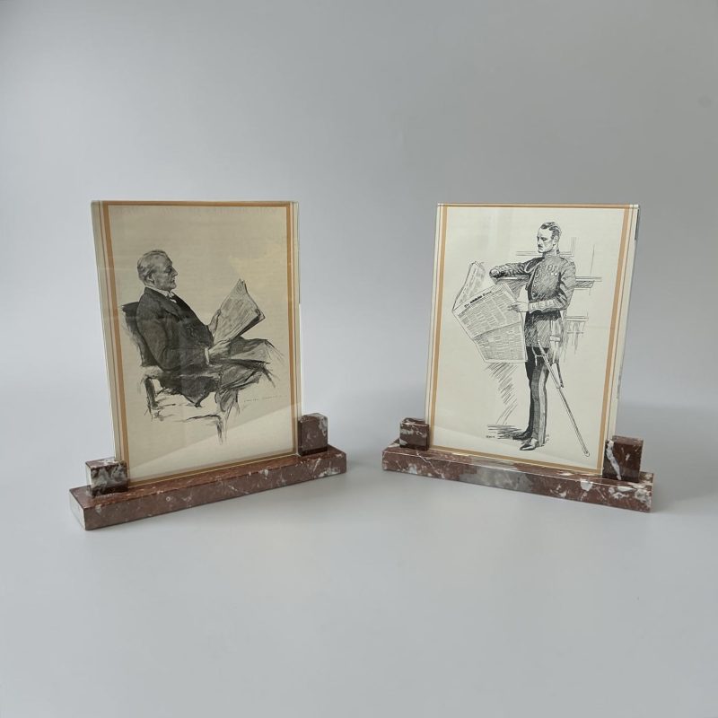 A Pair of French Art Deco Photo Frames