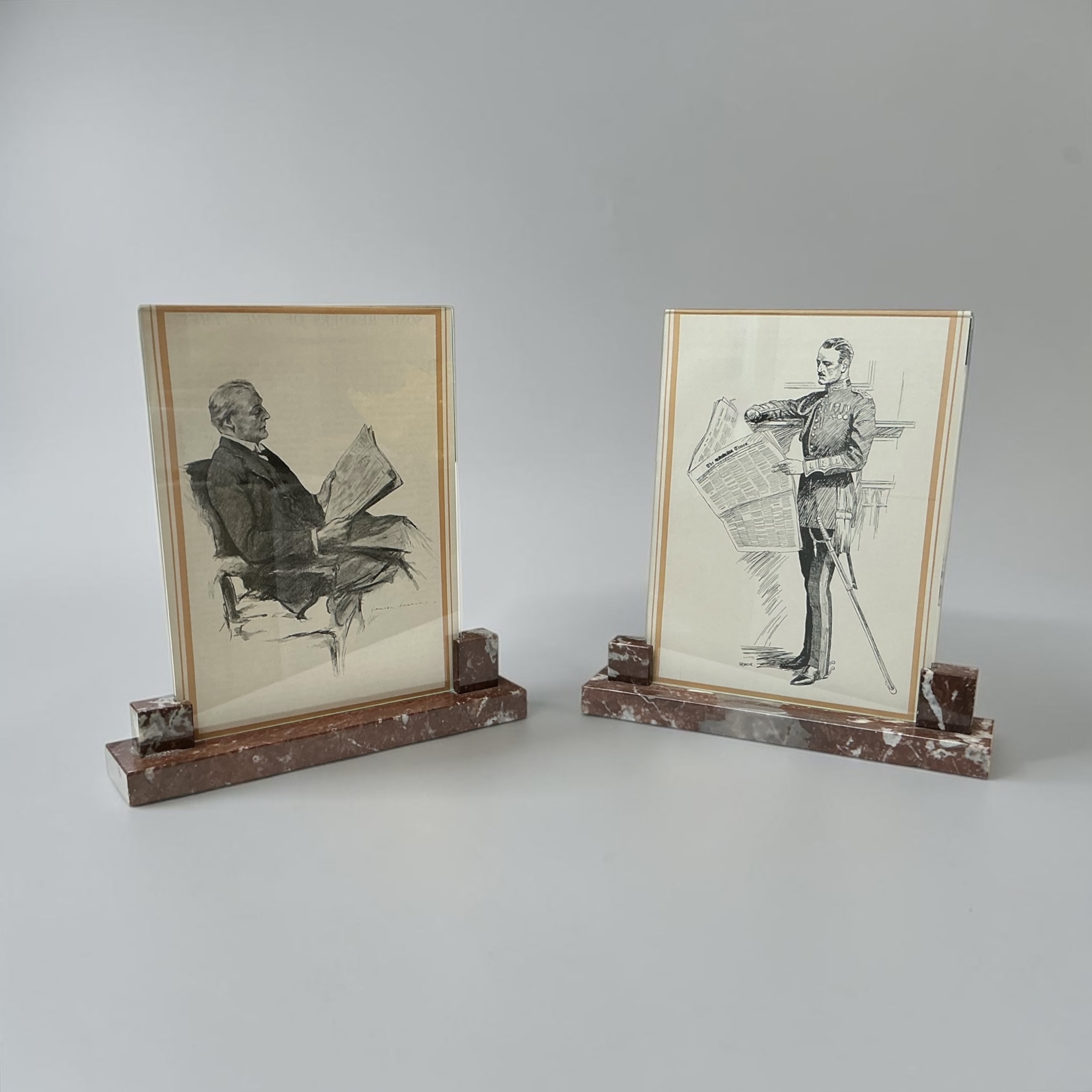 A Pair of French Art Deco Photo Frames