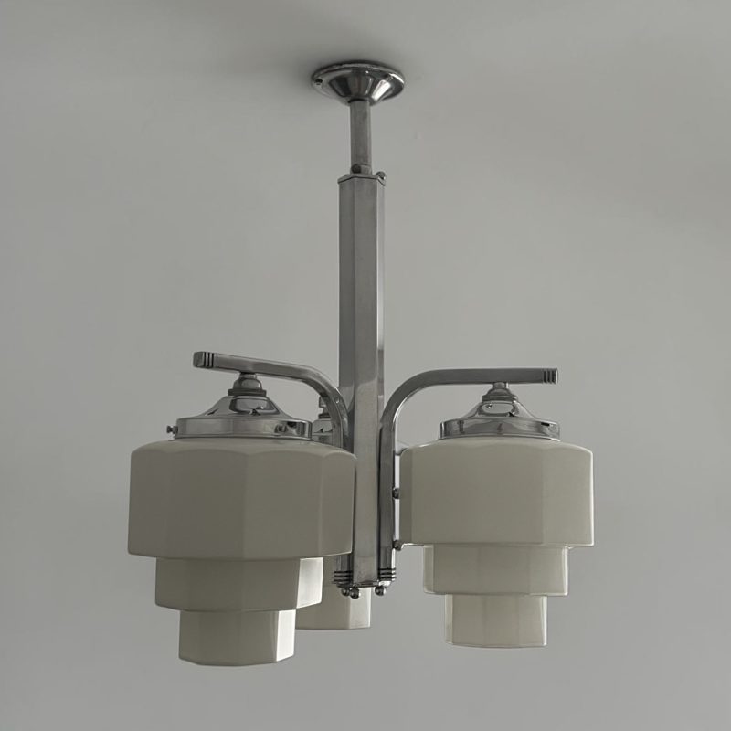 A Quality Art Deco Ceiling Light
