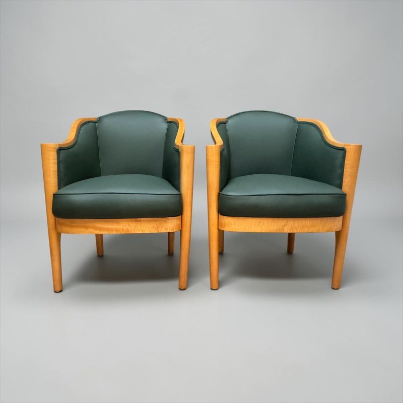Art Deco Pair of Occasional Chairs by Maurice Adams