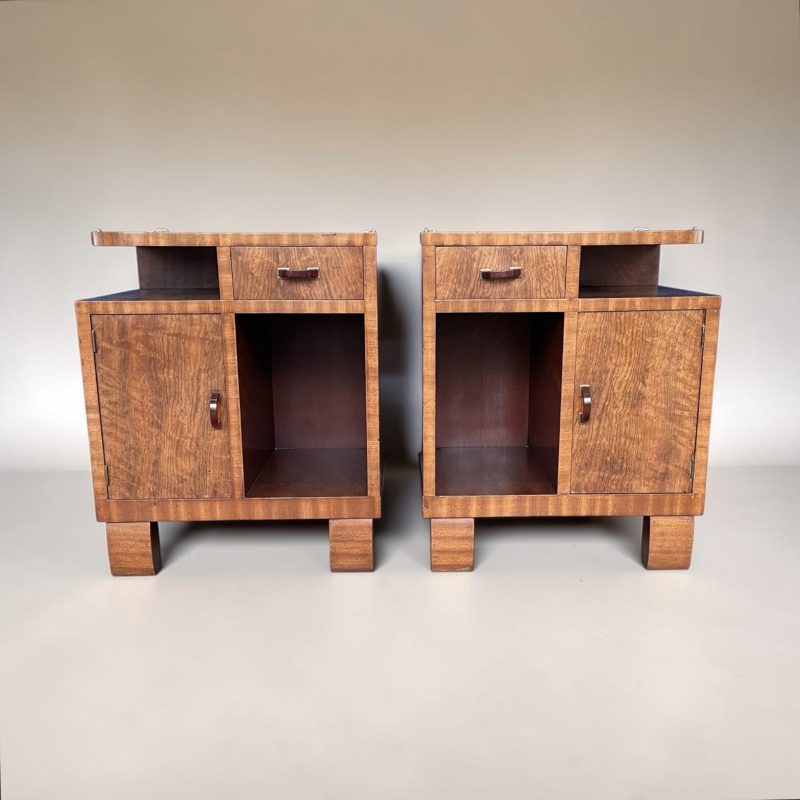 A pair of Art Deco Bedside Tables