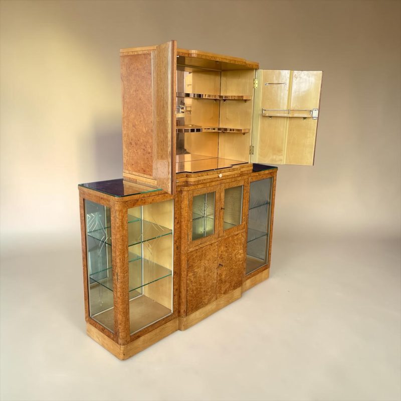 A Fine Art Deco Cocktail Cabinet by Harry and Lou Epstein